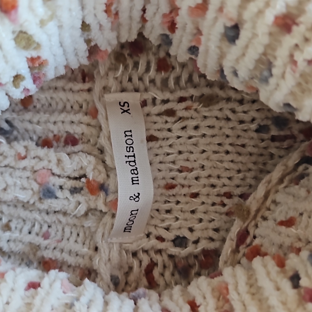 Neutral Cowl Neck Sweater - Picture 4 of 6